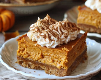 Best Pumpkin Maple Cheesecake Bars Recipe/Treats and Desserts/Gourmet Bars