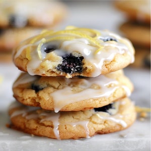 Best Blueberry Lemon Cheesecake Cookies/Treats and Desserts/Cookies/Gourmet