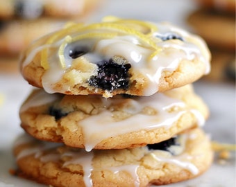 Best Blueberry Lemon Cheesecake Cookies/Treats and Desserts/Cookies/Gourmet