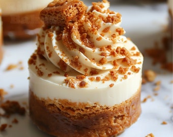Recetas de mini tartas de queso Biscoff /Gourmet/Té/DescargarPDF