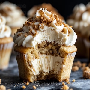 Best Cookie Butter Käsekuchen Cupcakes Rezept /Gourmet Cupcakes / DownloadPDF