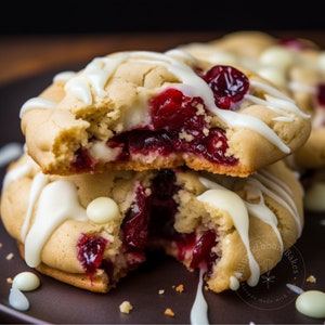 Najlepszy przepis na ciasteczka z nadzieniem wiśniowym/Przysmaki i desery/Duże ciasteczka/Gourmet/Pobierz
