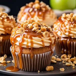 Best Caramel Apple Cupcakes Recipe/Treats and Desserts/Cupcakes/Gourmet/ Download