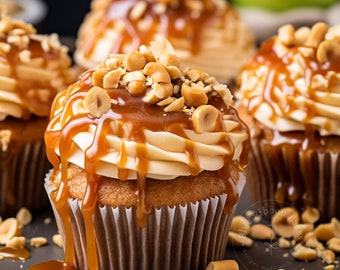 Best Caramel Apple Cupcakes Recipe/Treats and Desserts/Cupcakes/Gourmet/ Download