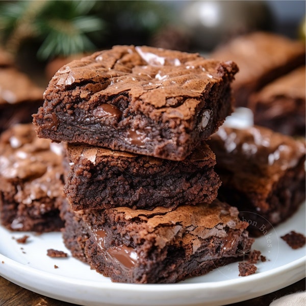 Best Chewy Chocolate Brownies Recipe/Treats and Desserts/Big Cookies/Gourmet/DownloadPDF