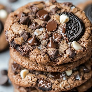 Best Oreos Brownie Cookies Recipe/ NY Cookies /PDF Download