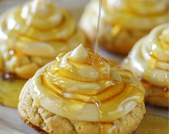 Best Cornbread Cookies Recipe/ Honey Buttercream /Gourmet Cookies /DownloadPDF