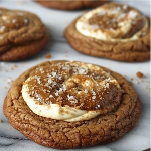 Best Gingerbread Cheesecake Cookies Recipe/Treats and Desserts/Big Cookies/Gourmet/DownloadPDF
