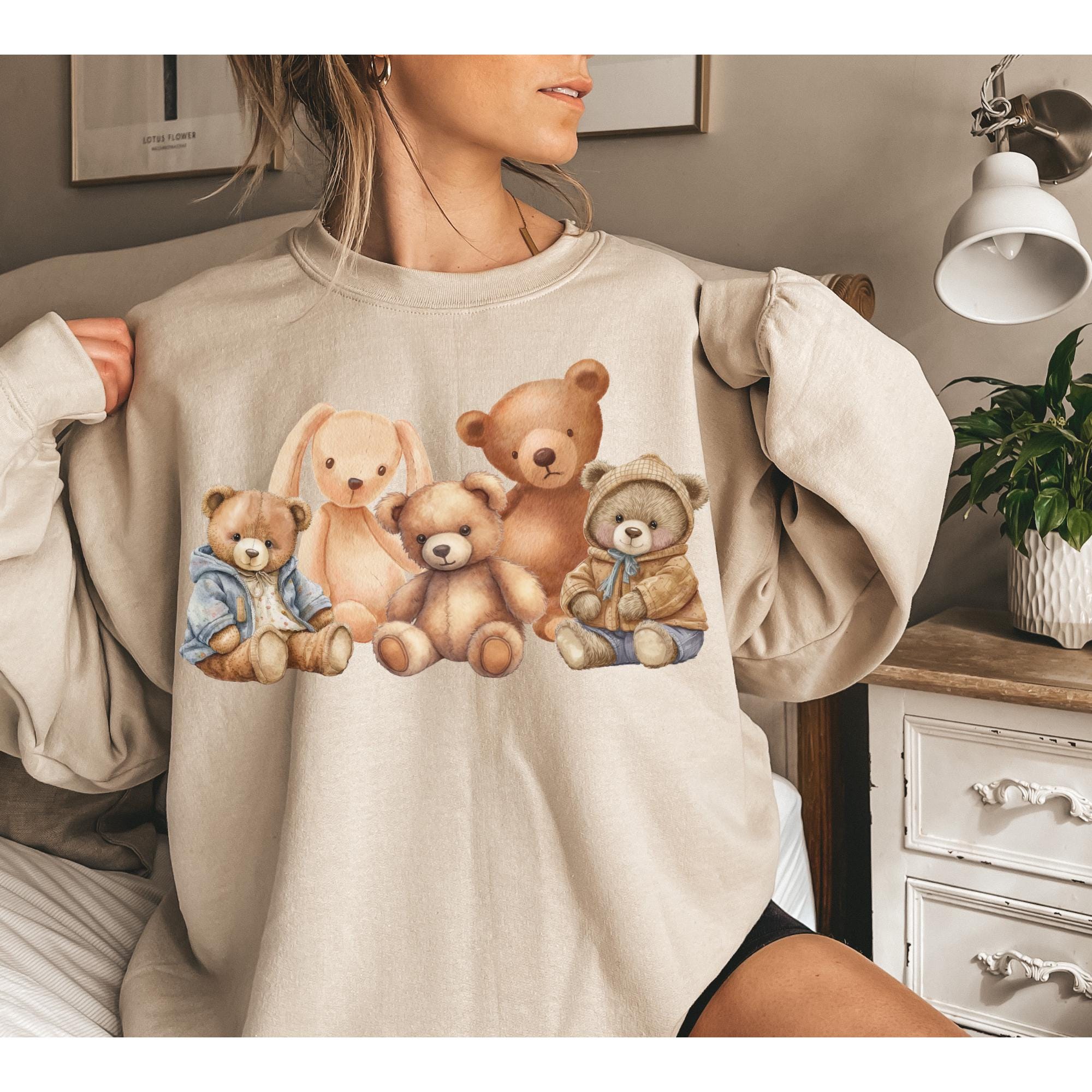 Teddy crewneck hotsell