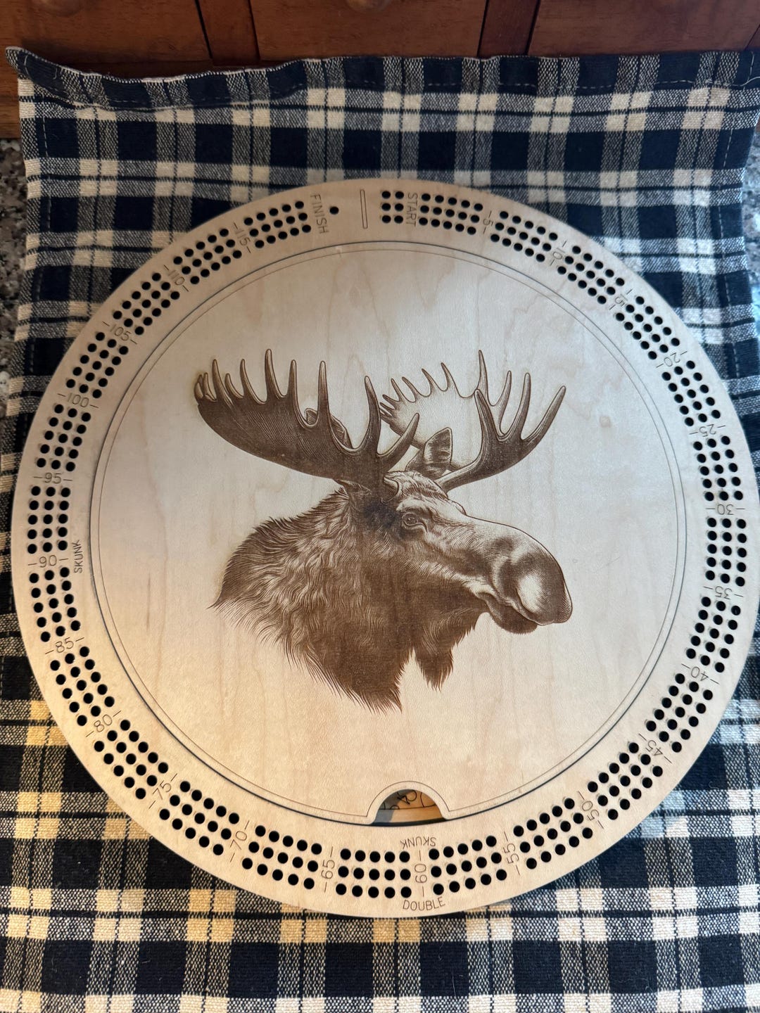 Cribbage Board, Customizable, 3 Player, Laser Engraved - Etsy