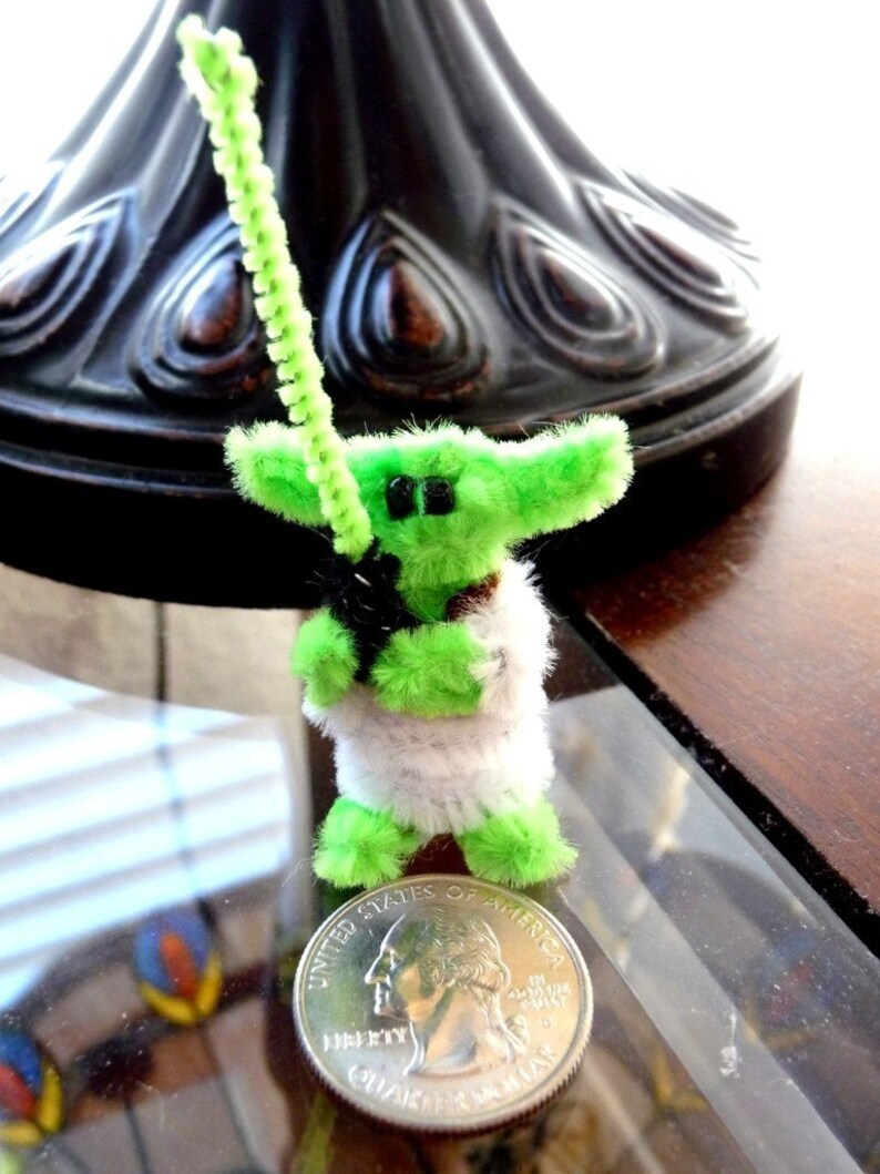 STAR WARS Mini Yoda Pipe Cleaner Creation Etsy