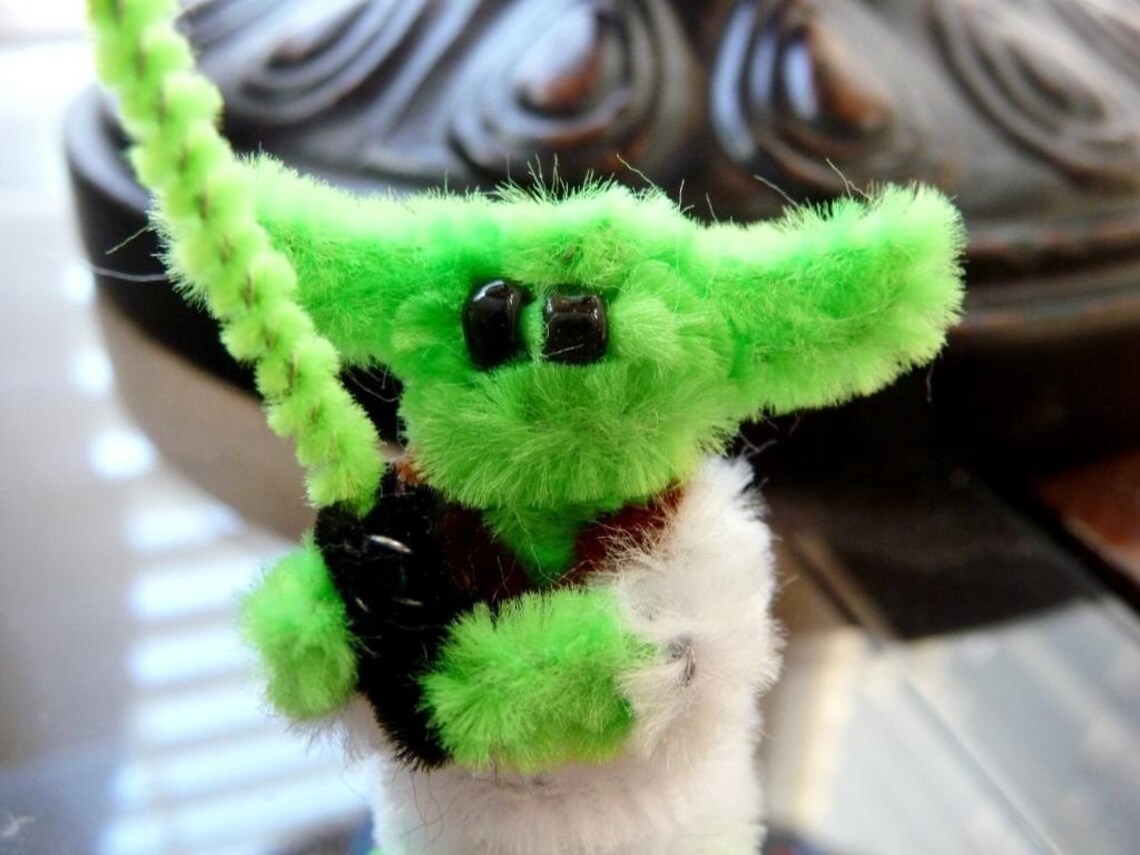STAR WARS Mini Yoda Pipe Cleaner Creation Etsy