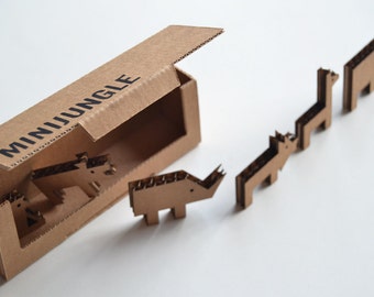 MINIJUNGLE. Cardboard Toy