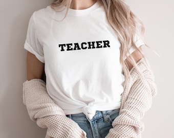 Teacher | Unisex T-Shirt | Retro Teacher T-Shirt | Teacher Appreciation Gift | Back To School | Elementary School Teacher | Teacher Shirt
