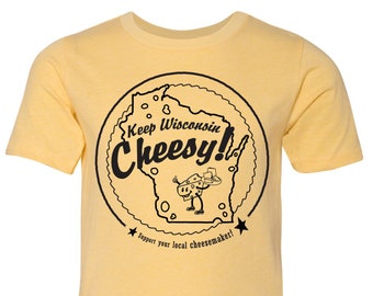 Youth, Keep Wisconsin Cheesy, T-shirt, worn by Max, Margot Bingham, The Original!