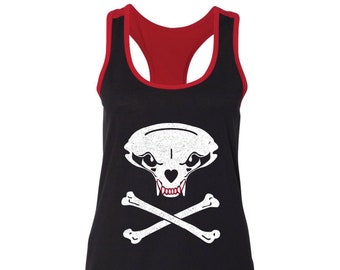 Jolly Badger, Black and Red, Ladies', Tank