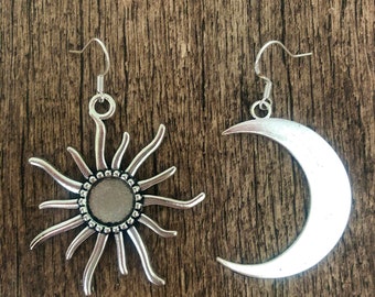 large moon earrings