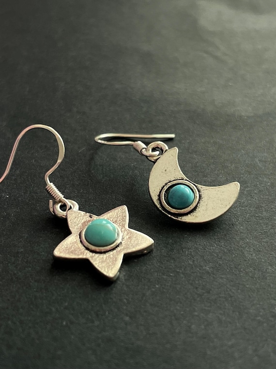 Orecchini Argento Donna Con Turchese - Foto 4