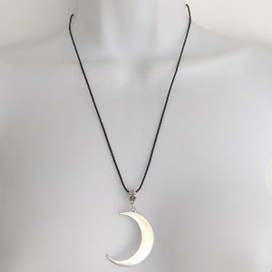 Tibetan Floral Crescent Moon Necklace by Tara Gasparian
