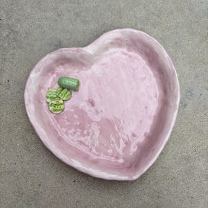 ceramic hand built pickle plate