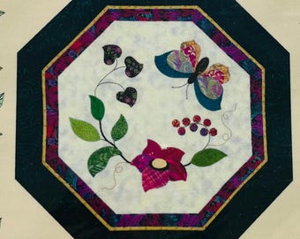 Butterfly Fancy Quilt Pattern #34 by Mary Sorensen Vintage Appliqué Wall Quilt Pattern