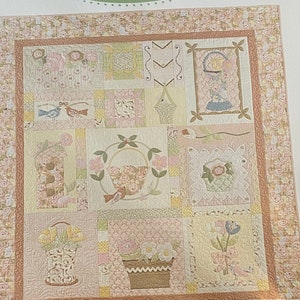 Blossom Time Easter Spring Quilt Pattern by Bunny Hill Designs. Patterns, Appliqué