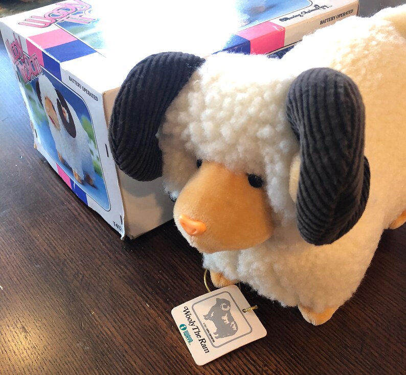 Vintage Wooly The Ram Plush Iwaya Corporation Moving Animated | Etsy