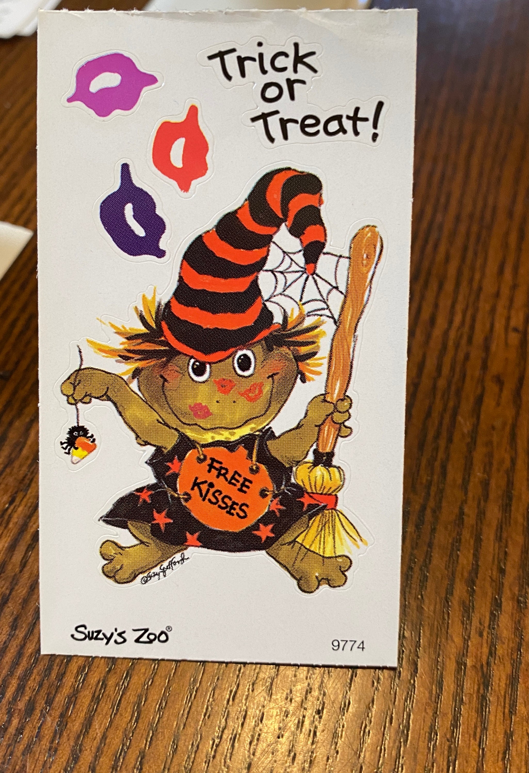 Suzy Suzy's Zoo Halloween Stickers Scrapbooking Vintage Etsy