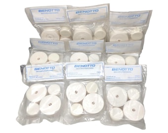 9 paquetes de cintas de manillar Benotto texturizadas blancas para violonchelo, para bicicleta vintage, nuevas cintas