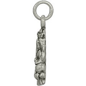 Ganesh Sterling Silver Pendant Yoga Jewelry Complimentary Ribbon or Cord image 3