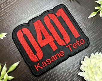 Bügelbild - Kasane Teto 0401 SynthV Vocaloid UTAU Logo