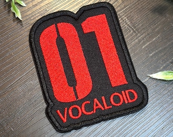Toppa termoadesiva - Toppa ricamata con logo Hatsune Miku CV01 Vocaloid