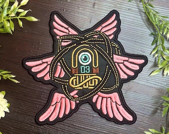 Iron-On Patch - Biblically-Accurate Megurine Luka VOCALOID Embroidered Patch