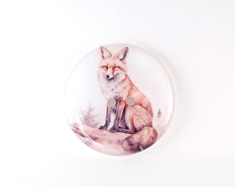 HANDMADE Fox Sewing Buttons.  Assorted Sizes Available.