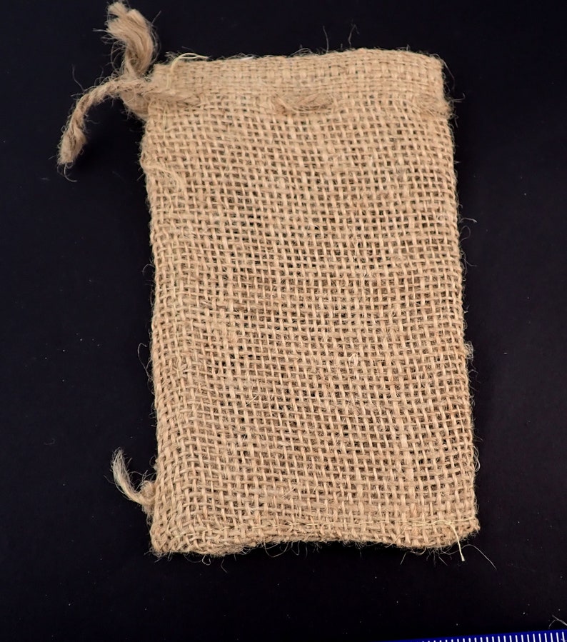 ONE Small Believe Christmas Gift Bag Choose Your Material. Reusable Burlap or Cotton Gift Bag