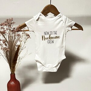 Baby bodysuit with name | Baby clothes individual | Baby gift | personalized | Pregnancy announcement | Gift for mom, grandma, grandpa, pregnant