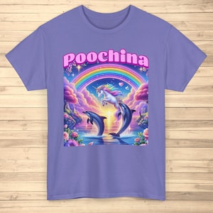 Poochina Shirt, Brain Rot Tee, Ironic Funny Meme T-Shirt, Unhinged Graphic Tee, Trendy Shirt, Meme Shirts, Stupid Funny Shirts, Gift For Her