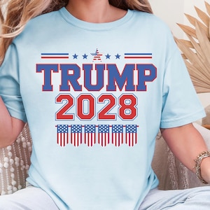 Trump 2028 Shirt: Patriotic MAGA Election Tee, Comfort Colors