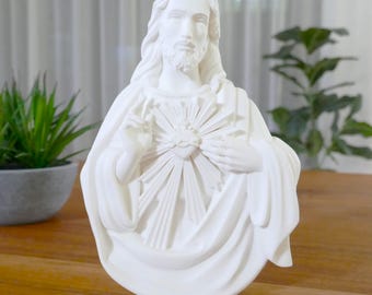 Heilig Hart van de Heilige Jezus 3D-geprint religieus decor