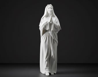Sankt Bernadette ber 3D-printad religiös heminredning