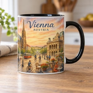 Wien-Tasse – Stephansdom, Oper & historische Skyline