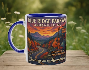 Blue Ridge Parkway Mug: Asheville NC Scenic Souvenir