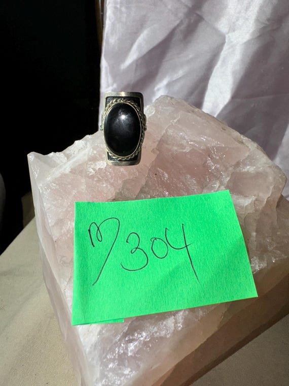 VINTAGE silver carved ring statement ring southwe… - image 2