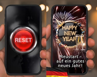 Neujahrs-Reset Grußvideo „Happy New Year“ Neujahrs Video Gruß Silvester Gruß video greetings