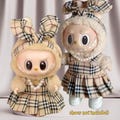 Handmade Labubu Outfit, Chic Plaid Princess Set for Labubu – Handmade Bow, Dress & Necklace (shoes not included) Gift for her product logo