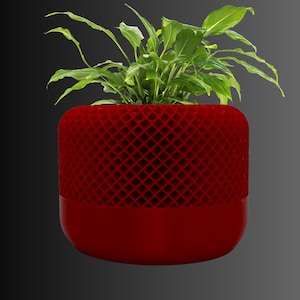 Roter Apfel Home Pod Indoor Blumentopf - 3D Gedruckt - Modernes Dekor