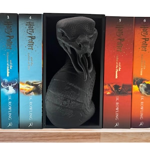 Snake Book Nook Shelf Decor - 3D Printed Art