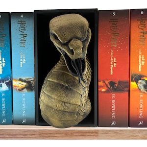 Snake Book Nook Shelf Decor - 3D Printed Art