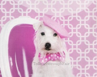 Berets for Dogs - Puppy Beret Original - Bridesmaids Movie Beret  - Original Brides Magazine Feature -  Dog French Beret