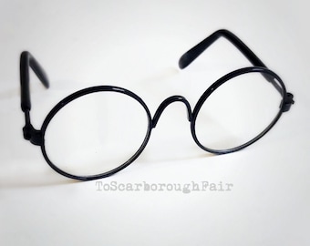 Pet glasses - Windsor pet glasses -John Lennon Glasses-Intellectual Cat Glasses- Granny Glasses-Cat Halloween Costume-Tea shade Glasses